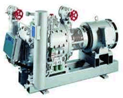 JWI TCMO/TSMC two-stage reciprocating compressors are an economical operating alternative to single-stage screw compressors. They are ideal for medium-size, low-temperature refrigeration installations focusing on heavy duty and an extended service life.

The range includes eight models with capacities of 175–1283 m³/h low-pressure swept volume (at max. speed).